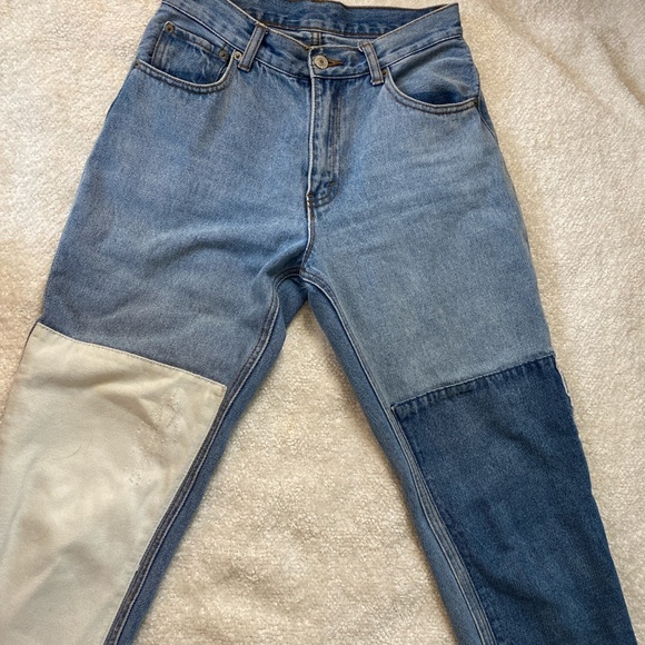Brandy Melville Two Toned jeans - Picture 3 of 5
